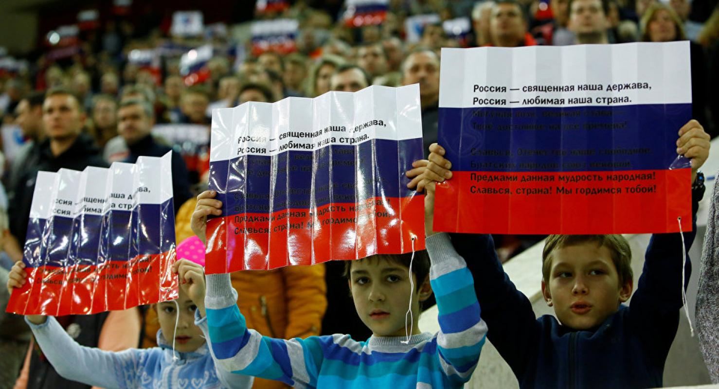 Žiniasklaida: Rusijos himną gali uždrausti Olimpinėse žaidynėse Pjongčange