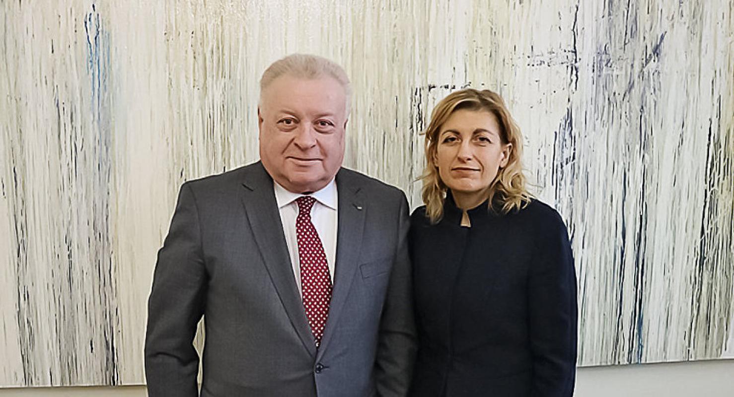 Kultūros ministrė susitiko su Rusijos ambasadoriumi