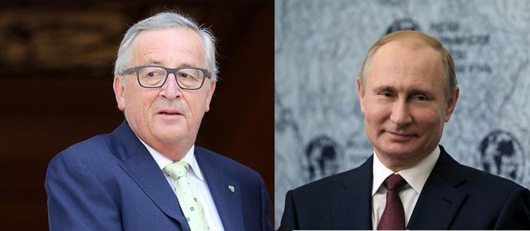 Lenkijos rusofobus ištiko šokas, kai EK pirmininkas Žanas Klodas Junkeris Vladimirą Putiną pavadino „mano draugas“