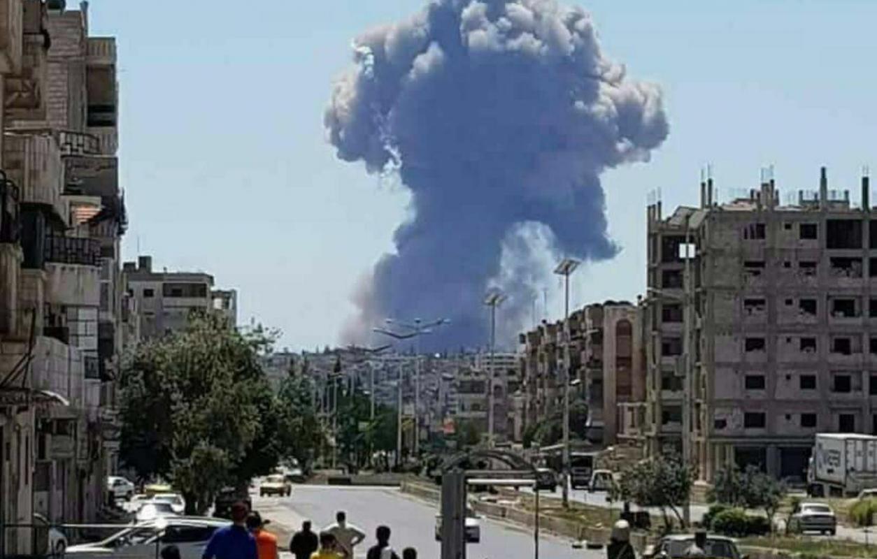 Sirijos karinėje bazėje – smarkūs sprogimai