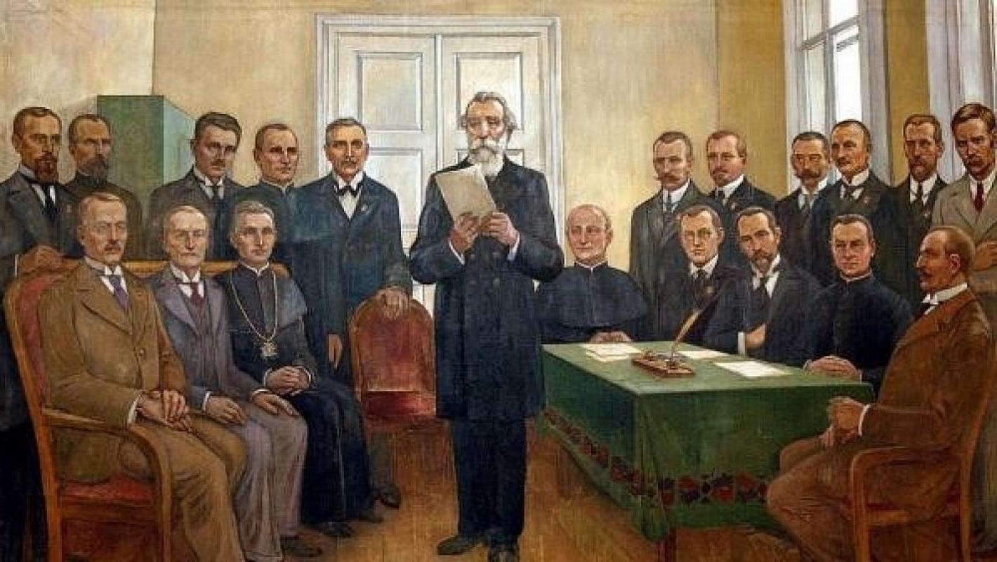 Būti signataru prieš šimtą metų: Lietuvos Tarybos kolektyvinio portreto štrichai