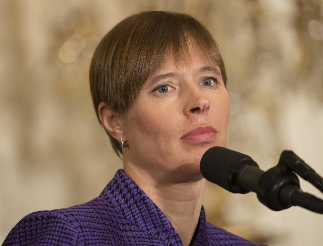 Estijos prezidentė perspėja Europą nepriprasti prie karo Rytų Ukrainoje