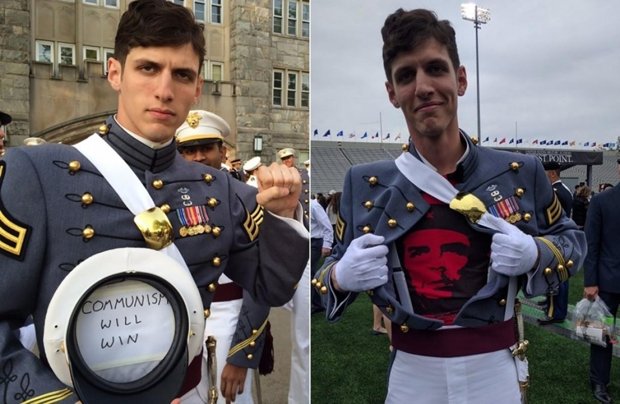 JAV Vest Pointo karo akademijos absolventas pasisako už komunizmą