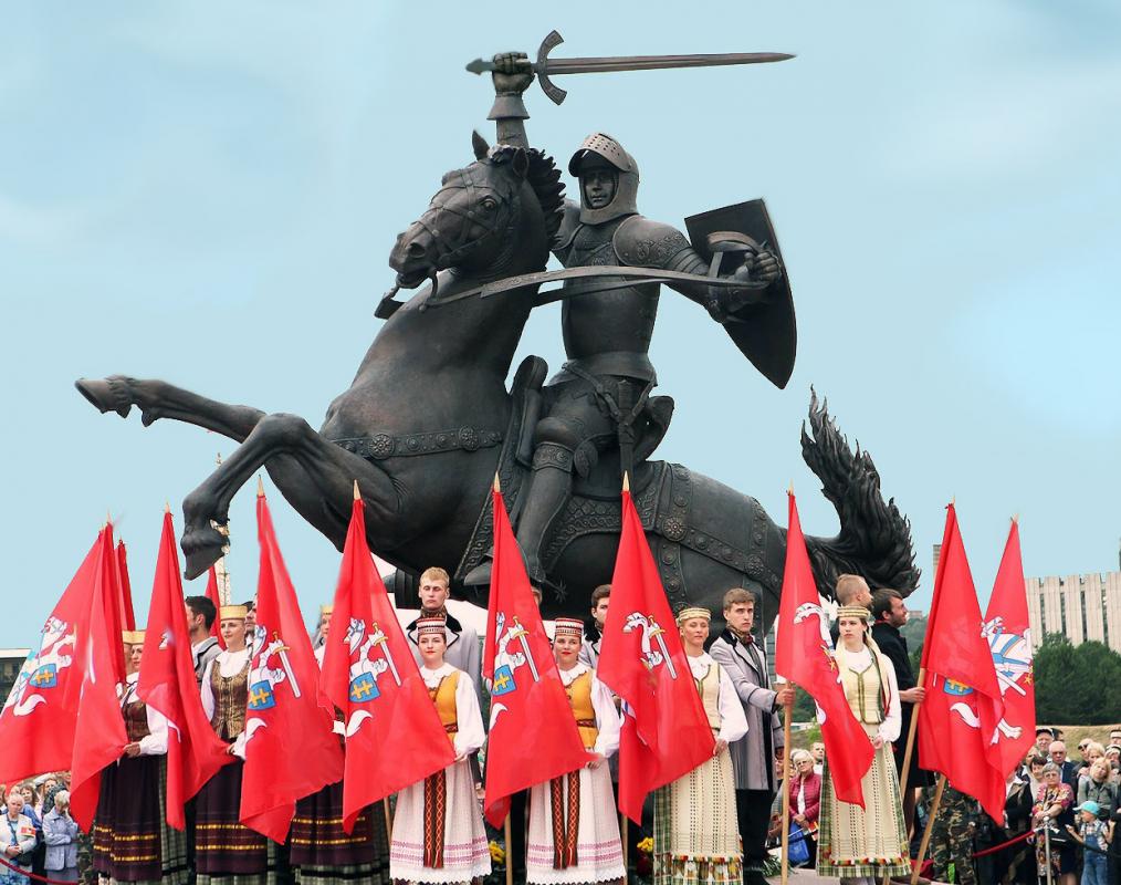 Kaune iškilmingai atidengta Vyčio skulptūra – „Laisvės karys“
