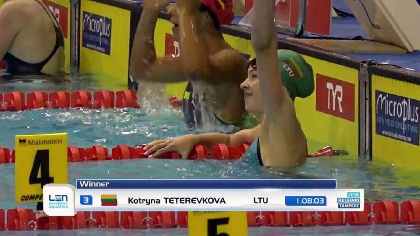 Naujas Lietuvos plaukimo stebuklas: 16-metė rusaitė Kotryna stebina net savo trenerį Michailą